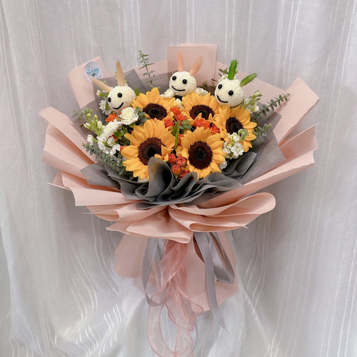 Blooming Success Trio Bouquet