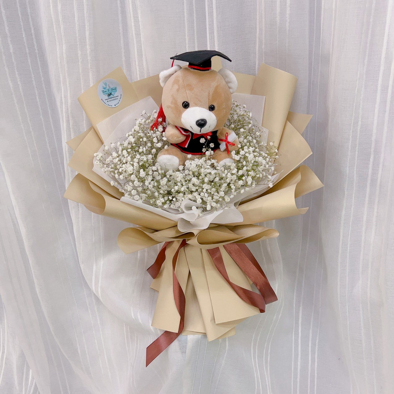 Pure Congratulations Bear Bouquet