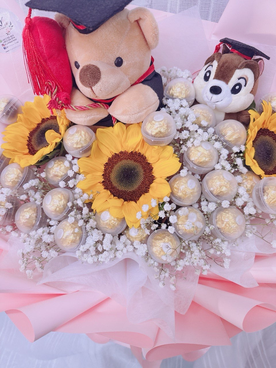 Sweet Success Chocolate Graduation Bouquet(2pics)