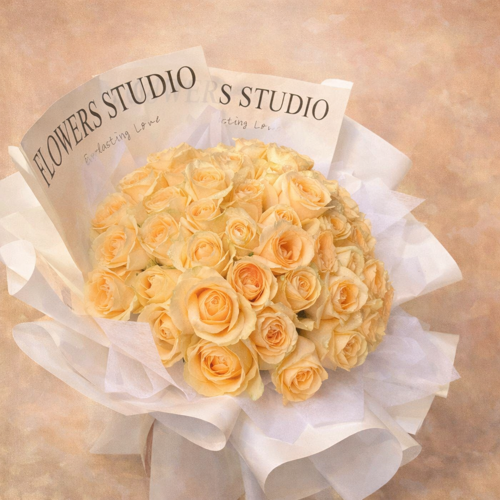 Golden Whisper Roses