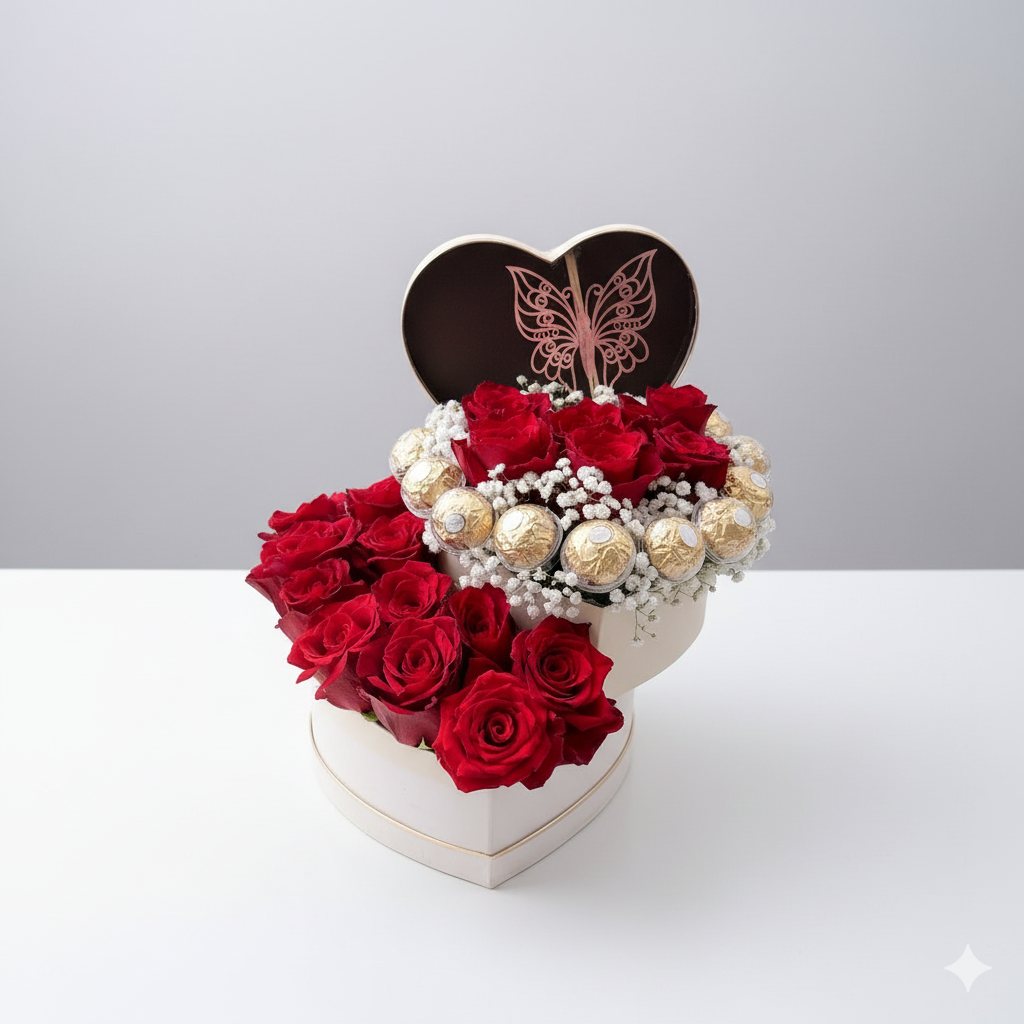 Eternal Love Chocolate Heart Box