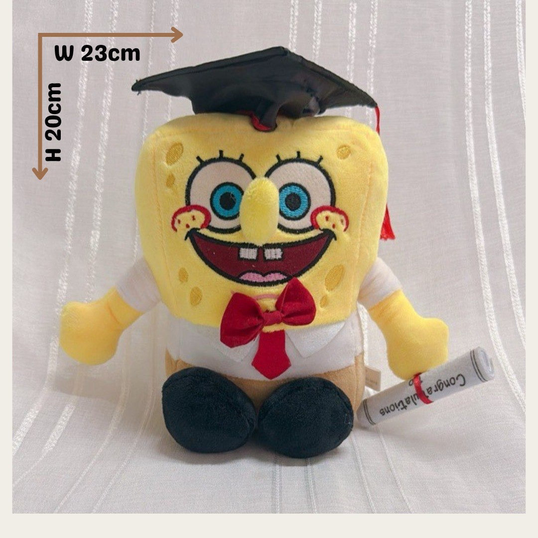 Graduation SpongeBob Plush Toy