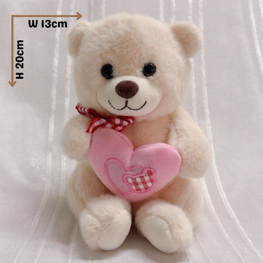 Heart Hugging Teddy Bear