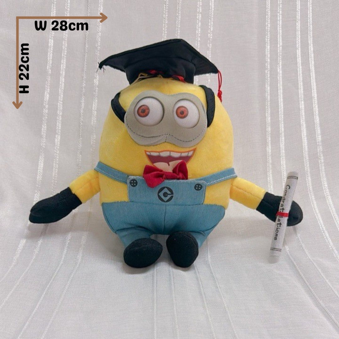Graduation Minion Plush Toy