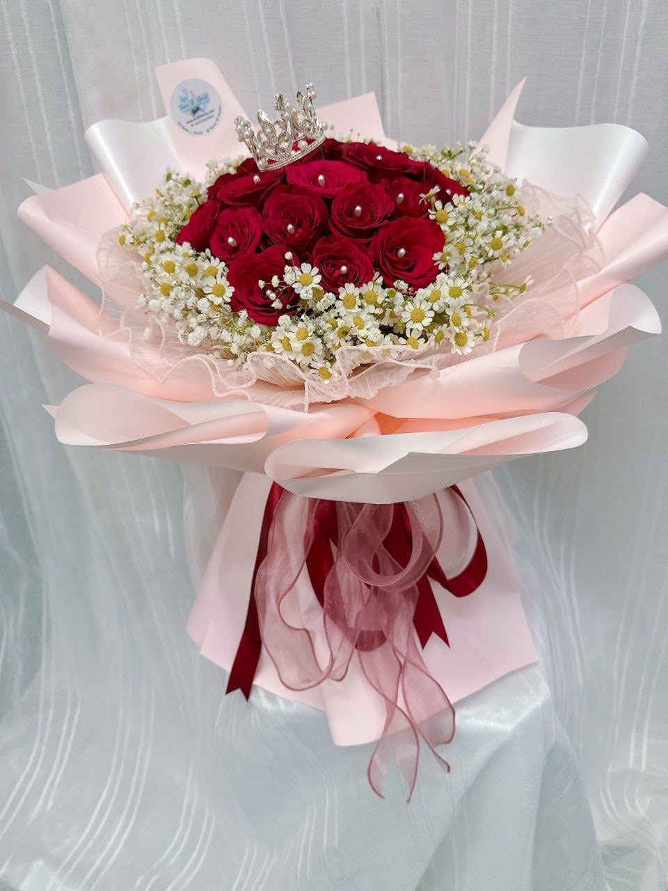 Queen of Hearts Rose Bouquet