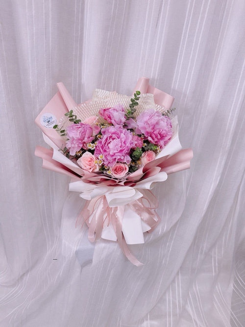 Blush Peony Garden Bouquet