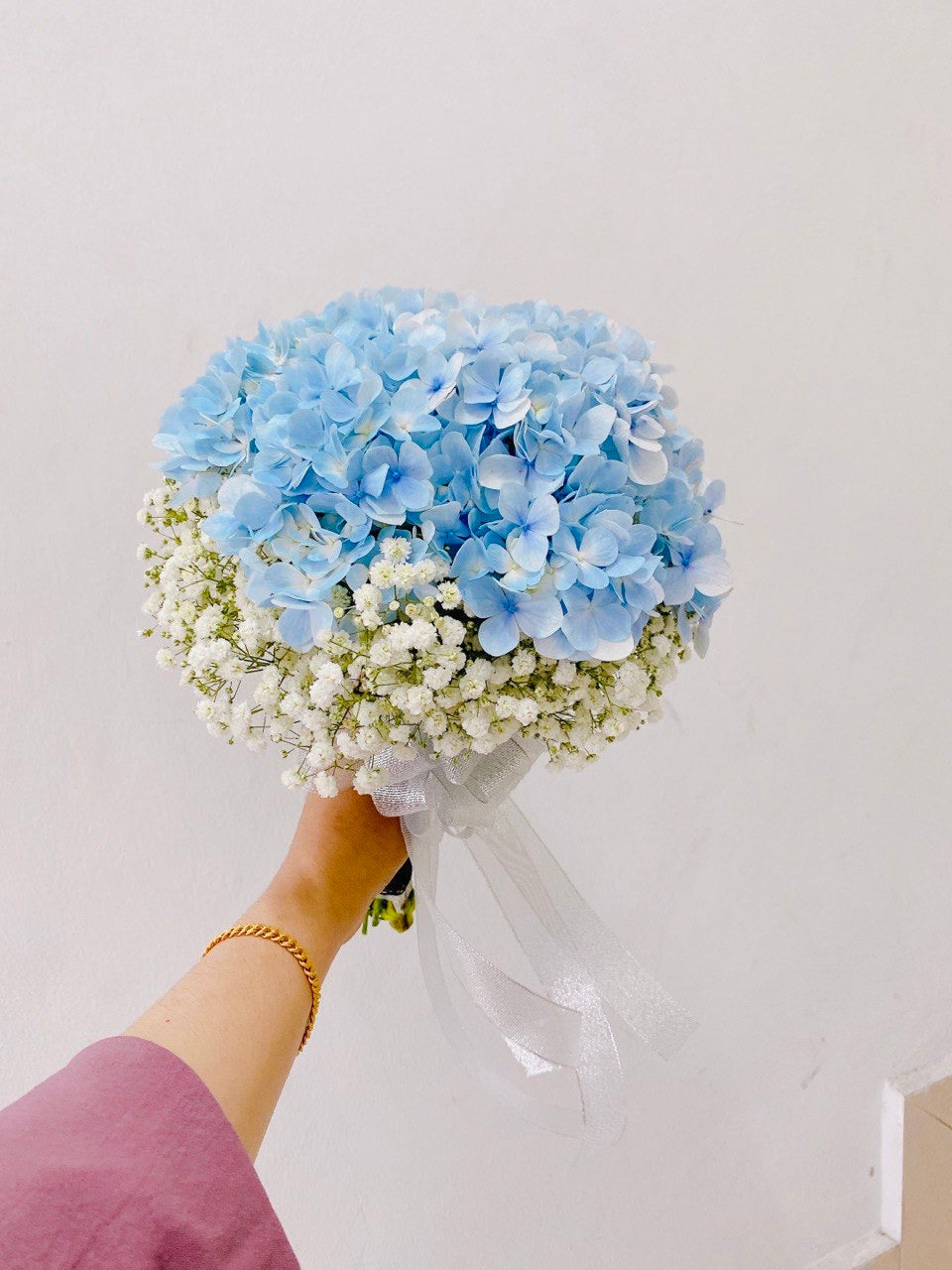 Something Blue Bridal Bouquet