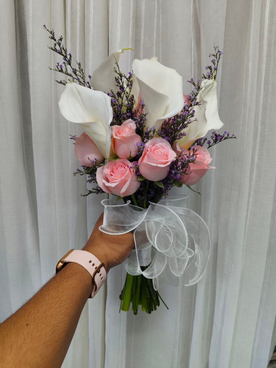 Blushing Calla Bridal Bouquet