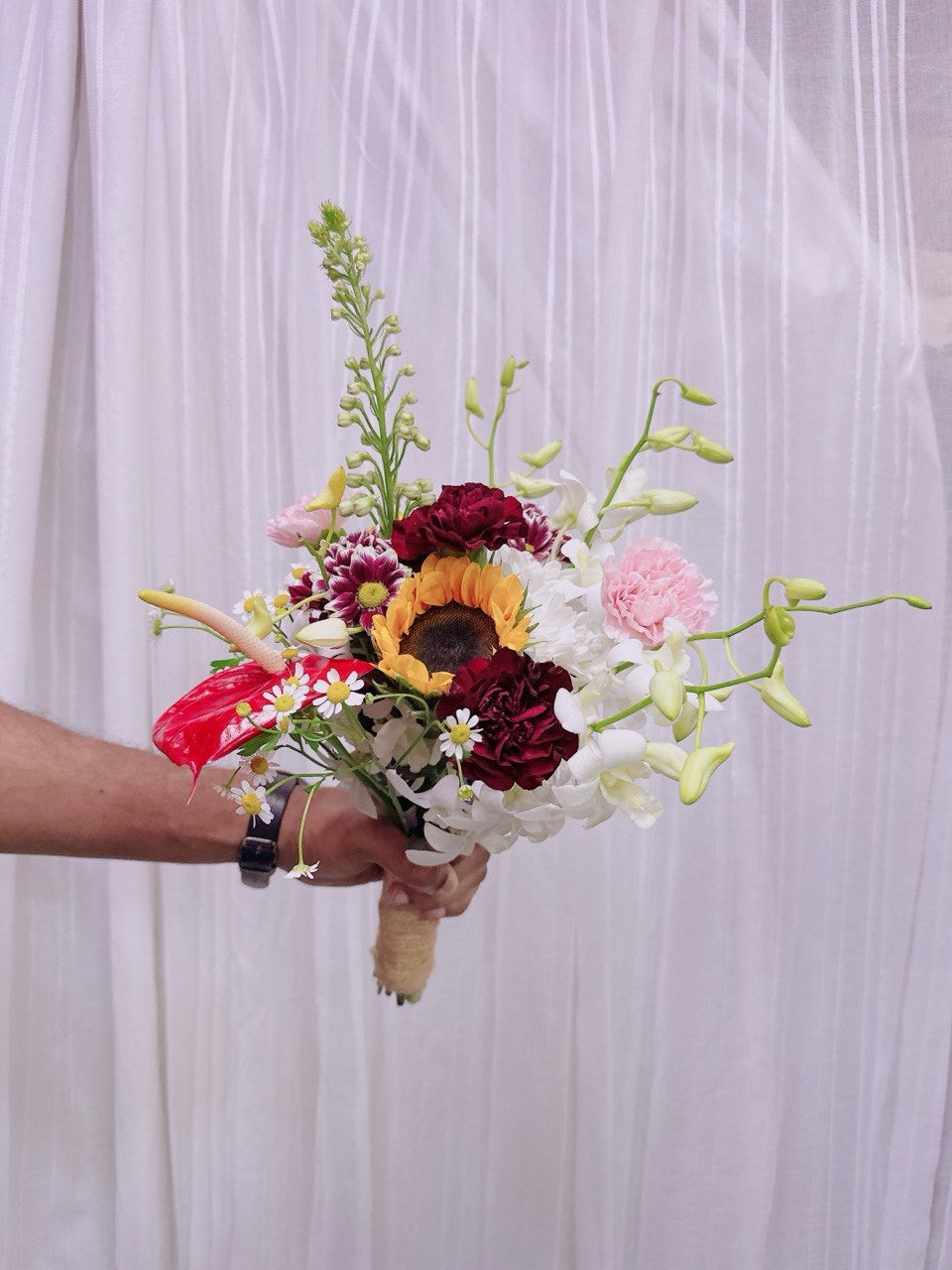Sun-Kissed Rustic Bridal Bouquet