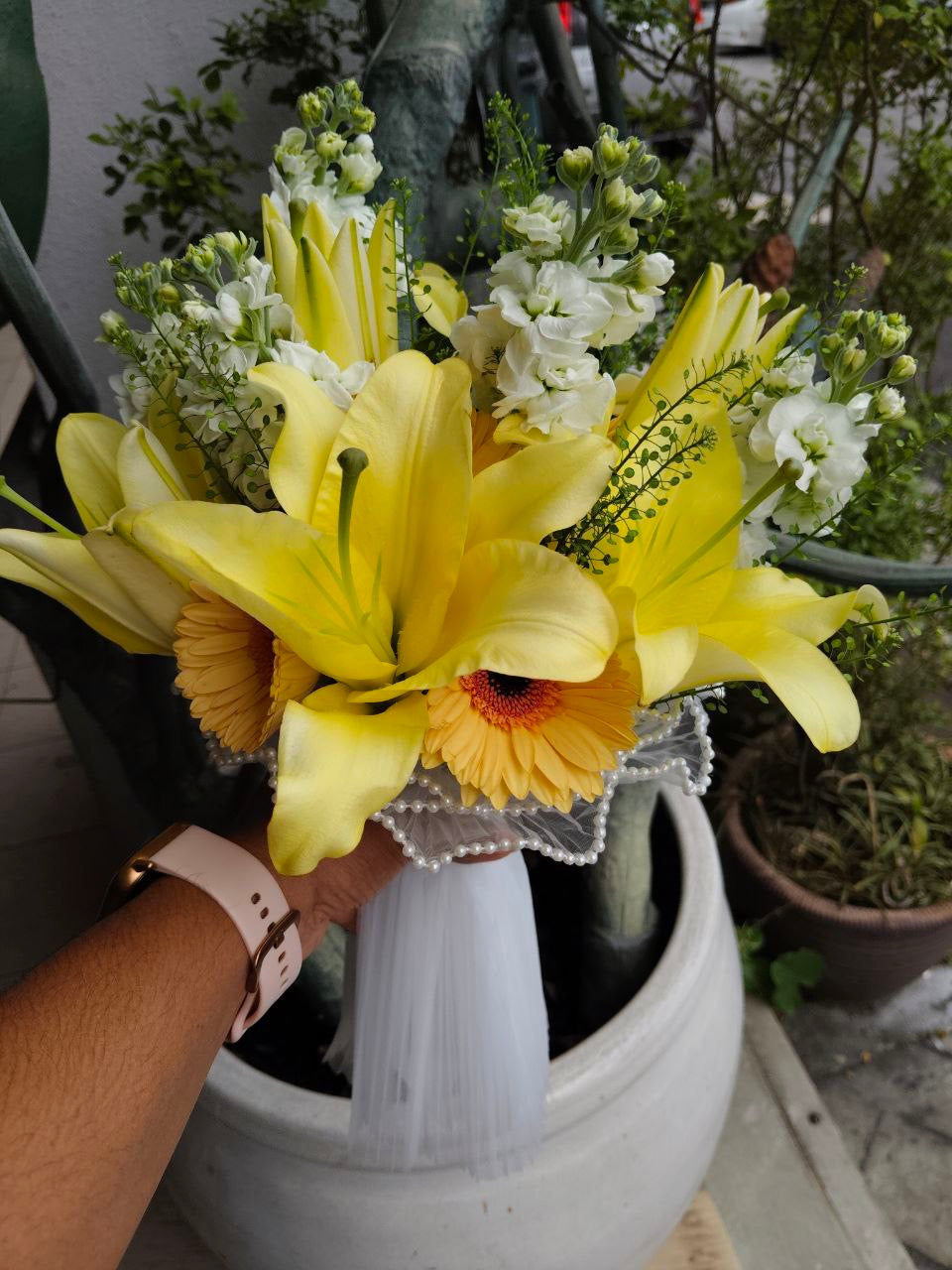 Golden Glow Bridal Bouquet