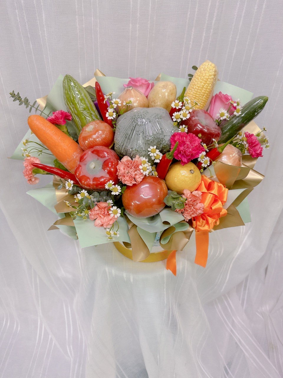 Harvest Blessings Veggie & Fruit Basket