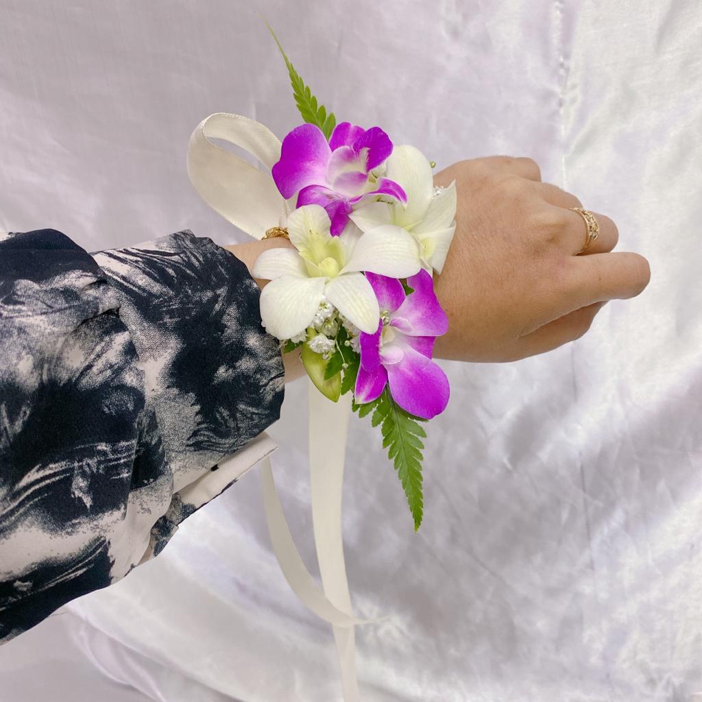 Tropical Orchid Wrist Corsage