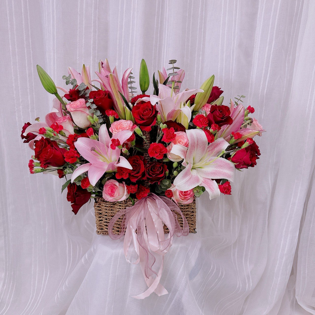 Romance Bloom Basket