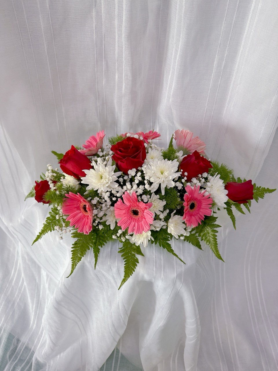 Sweet Embrace Table Arrangement