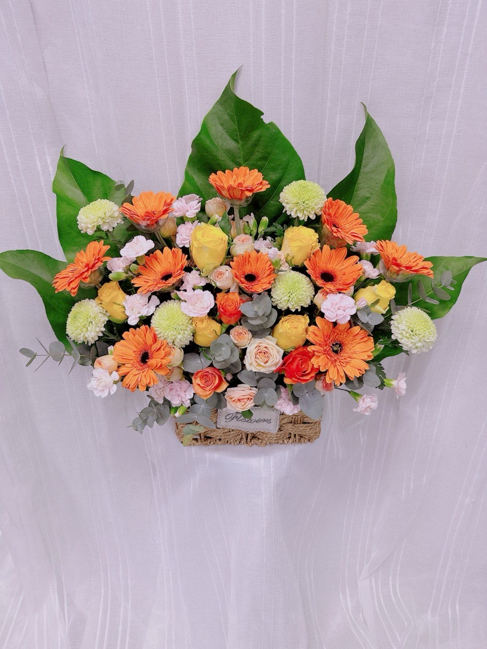 Sunny Citrus Garden Basket