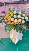 Golden Light Condolence Stand