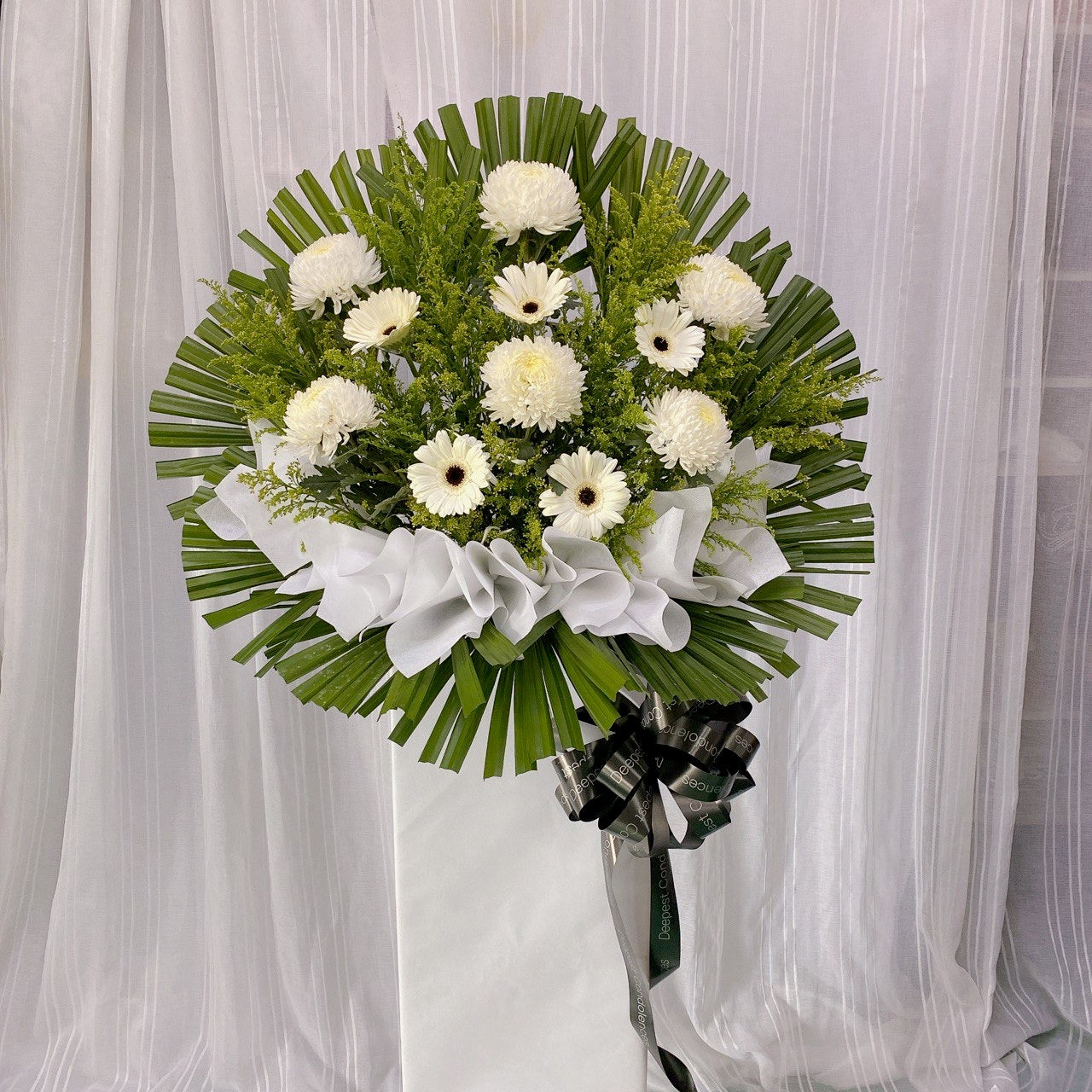 Pure Grace Round Condolence Box