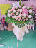 Blush Harmony Condolence Stand