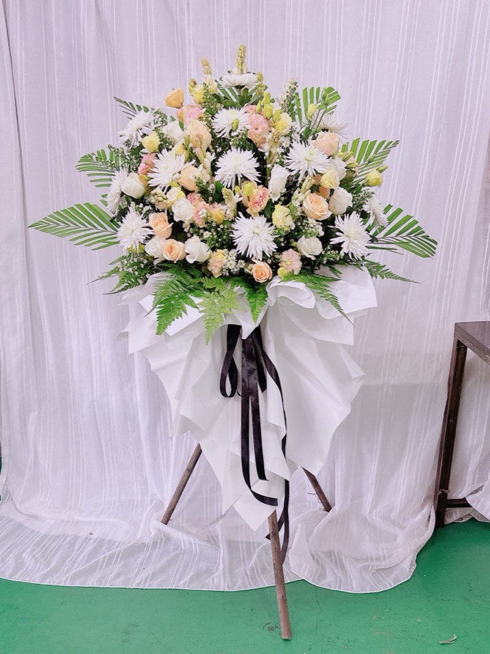 Peaceful Tribute Condolence Stand(3pics)