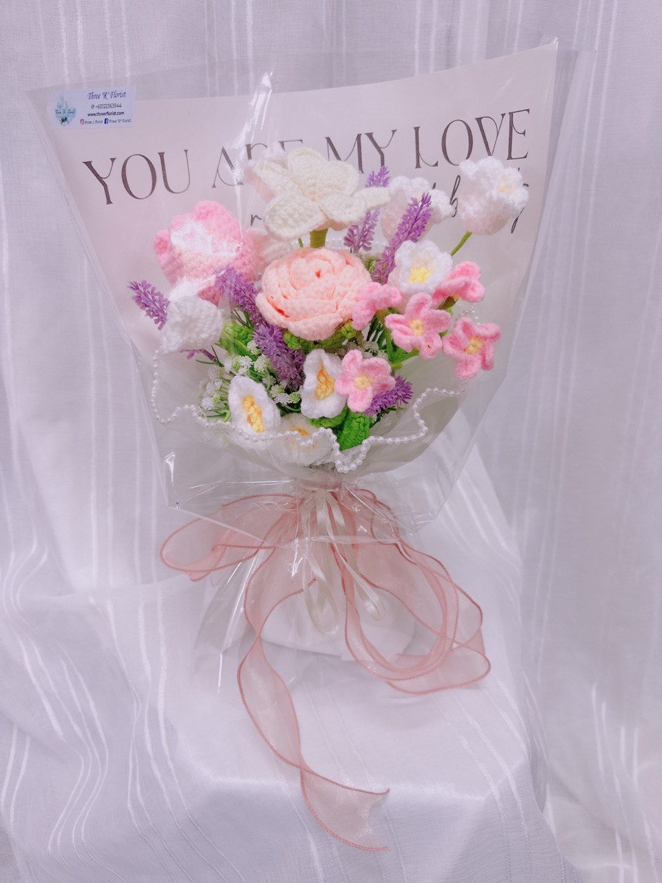 Sweet Blossom Crochet Bouquet