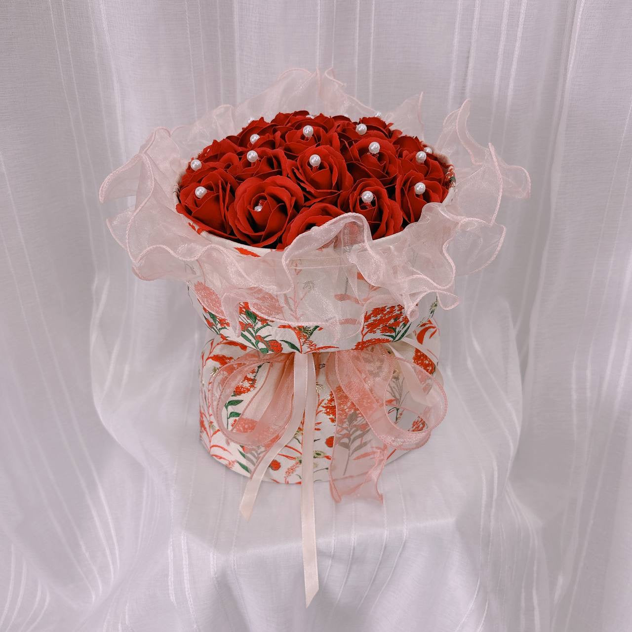 Ivory Pearl Elegance Soap Rose Box