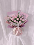Eternal Romance Pink Rose Bouquet
