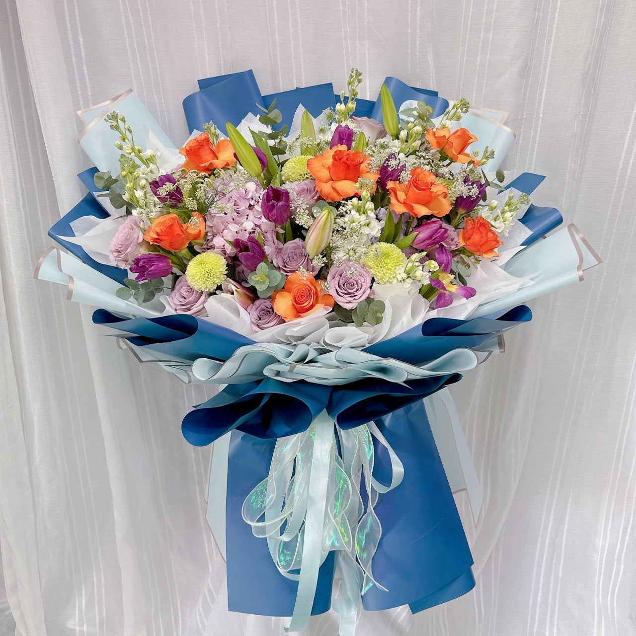 Vibrant Rose & Tulip Symphony