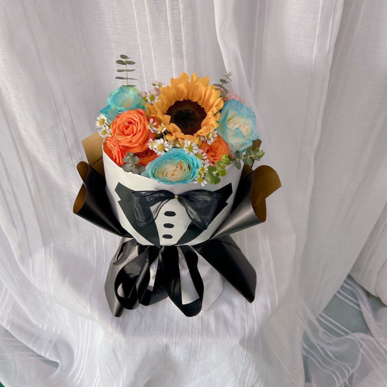Gentleman’s Sunflower Bouquet
