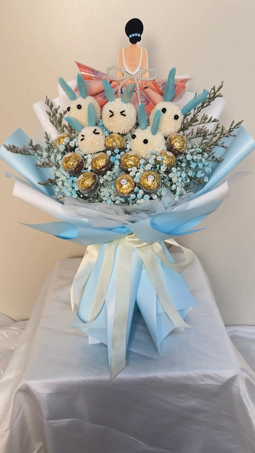 Baby Blue Bunny Bliss Bouquet