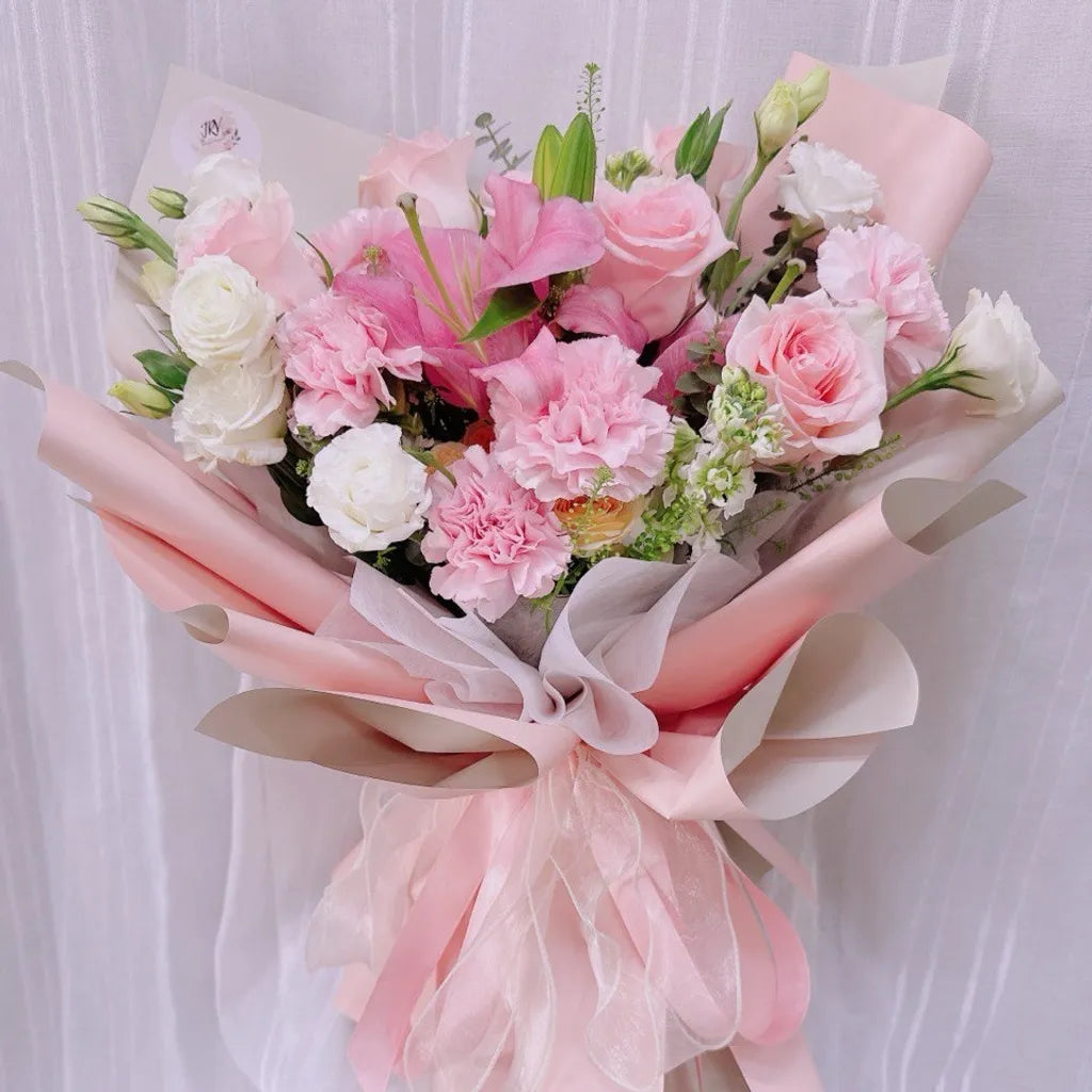 Blush Pink Garden Elegance Bouquet