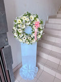 Heavenly Grace Condolence Wreath Stand