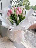 Blush & Ivory Tulip Bouquet