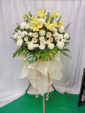 Golden Tranquility Condolence Stand