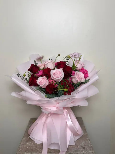 Blush Romance Rose Bouquet
