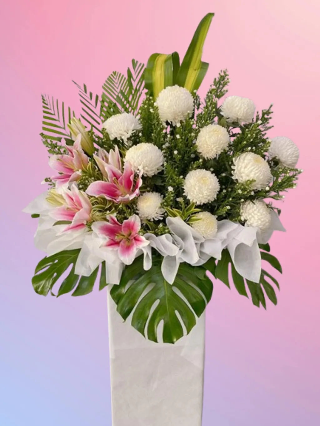 Graceful Harmony Condolence Stand