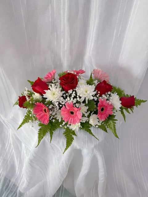 Sweet Blush Table Arrangement