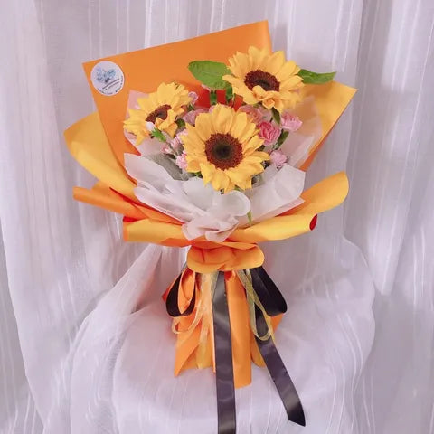 Sunset Glow Sunflower Bouquet