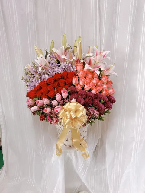 Blushing Scarlet Grand Arrangement