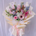 Blush Symphony Mixed Flower Bouquet
