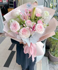 Blush Lily Garden Bouquet