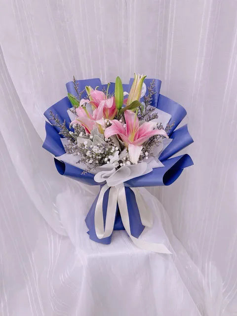 Royal Blush Lily Bouquet