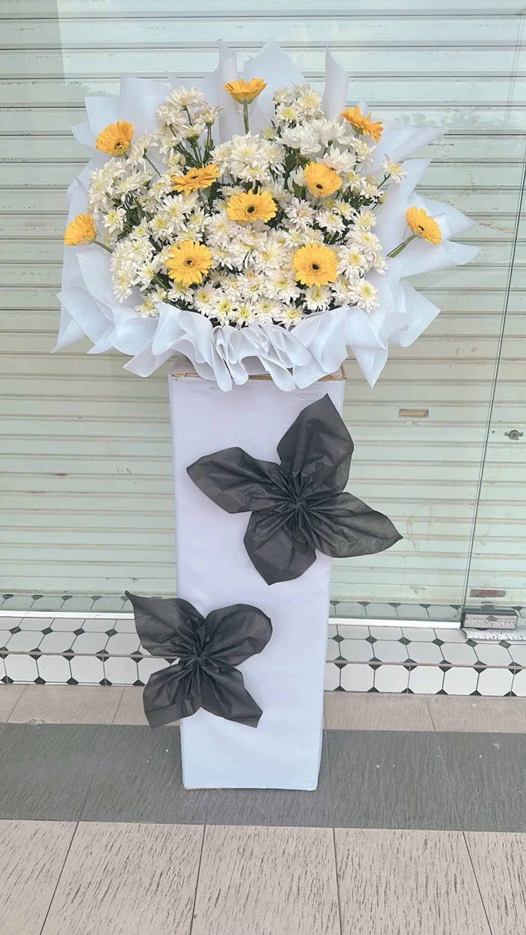 Sunlit Peace Condolence Pedestal