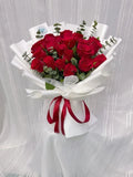 Timeless Scarlet Rose Bouquet