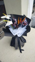 Midnight Elegance Anthurium Bouquet