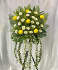 Golden Tribute Condolence Stand