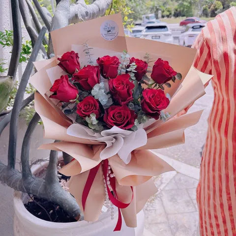 Velvet Love Rose Bouquet