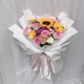 Sunlit Blush Garden Bouquet